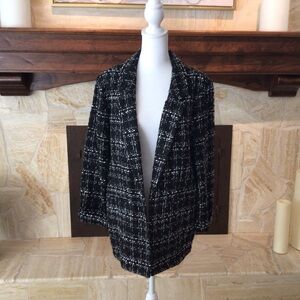 Nanette Lepore Women's Black and White Tweed Jacket